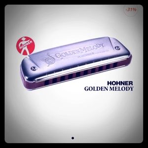 Hohner Harmonica golden Melody made in Germany d
